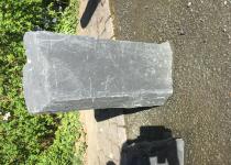 <p>60cm high by 30cm wide by 18cm thick grey Welsh slate </p>